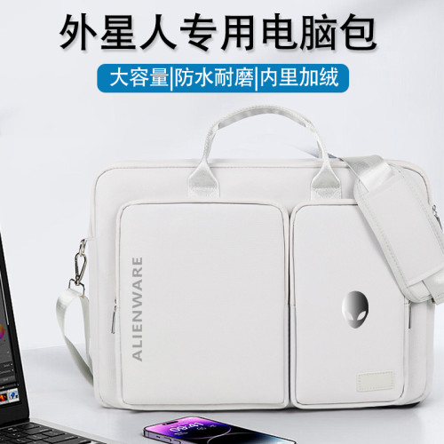 適用外星人M18筆記型電腦包18寸M15 R6手提包15.6英寸M1717R4/R5遊戯本X17 防水17.3單肩斜後後背包