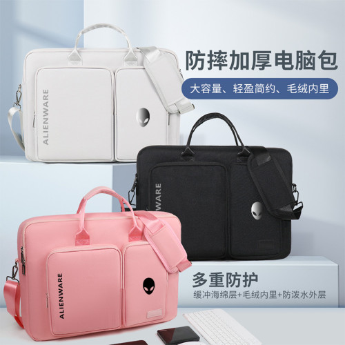 適用外星人M18筆記型電腦包18寸M15 R6手提包15.6英寸M1717R4/R5遊戯本X17 防水17.3單肩斜後後背包