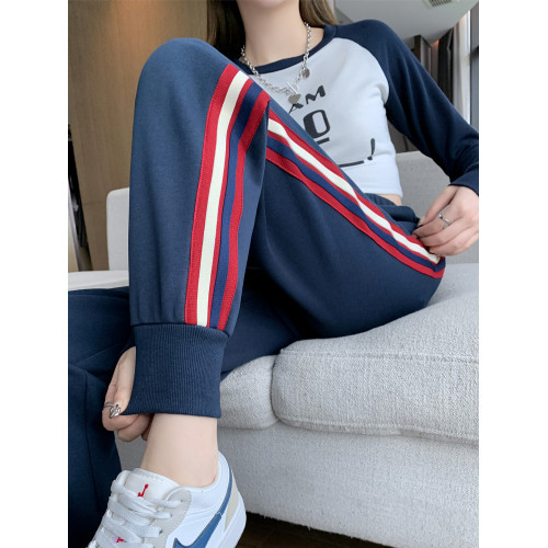 灰色運動褲女秋冬寬鬆束腳衛褲顯瘦純棉直筒小個子加絨休閒哈倫褲 灰色運動褲女秋冬寬鬆束腳衛褲顯瘦純棉直筒小個子加絨休閒哈倫褲