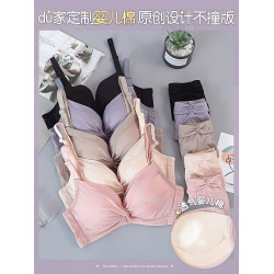 內衣女無鋼圈聚攏加厚小胸胸罩收副乳防下垂平胸專用顯大上托文胸