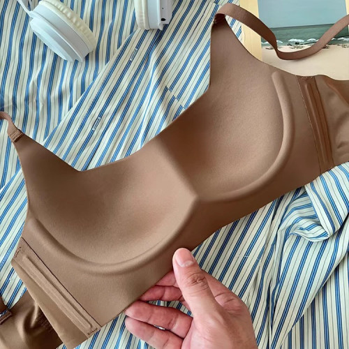 聚攏內衣少女小胸顯大上托收副乳防下垂軟支撐無鋼圈收副乳文胸罩