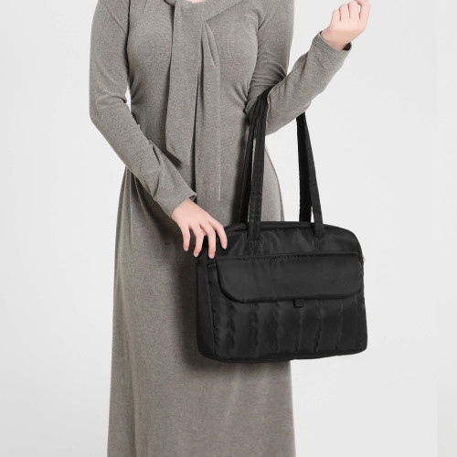 手提電腦包14寸2025新款通勤單肩包筆電保護套適用蘋果15寸macbookair/pro13.3聯想華爲16內膽包女