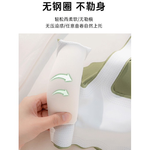 美背無痕大碼運動內衣胖MM女士胸罩高中生背心無鋼圈聚攏無釦文胸