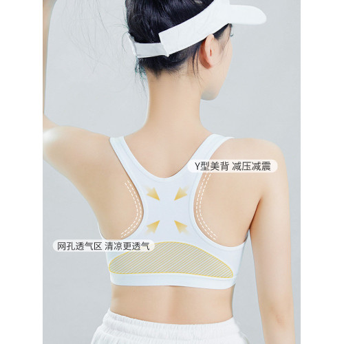 貓人高中生少女文胸青春期運動防震跑步初中女學生內衣發育期背心