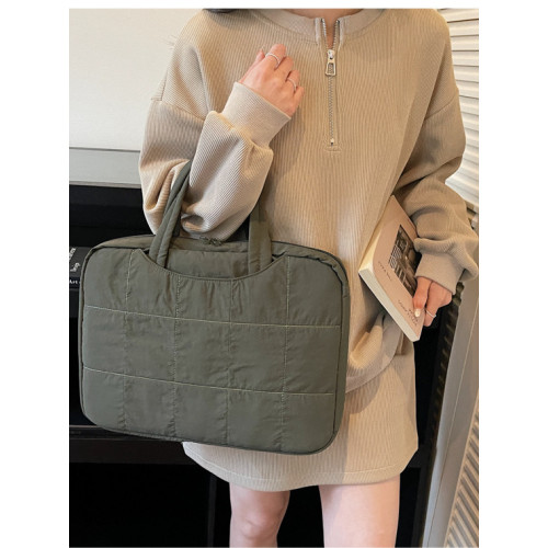 手提筆記型電腦包蘋果macbook13華爲14女士電腦包15.6寸聯想防摔防震16英寸內膽包女