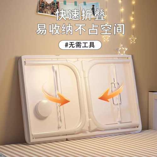 日本無印可升降床上小桌子電腦支架臥室飄窗桌宿捨家用懶人床上桌