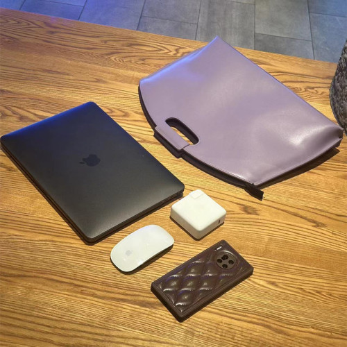 jackspark2024適用蘋果筆記型電腦包手提真皮macbook pro13.3英寸air小米matebook14寸戴爾華爲男士女款簡約 jackspark2024適用蘋果筆記型電腦包手提真皮macbook pro13.3英寸air小米matebook14寸戴爾華爲男士女款簡約