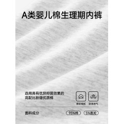 浪莎暖宮加長襠生理內褲高腰口袋生理褲抗菌