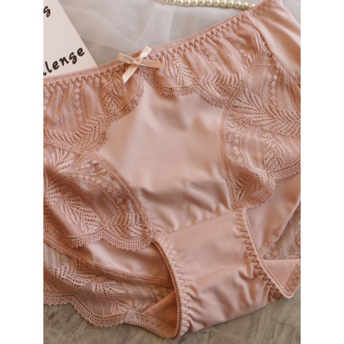 冰絲牛奶絲內褲女中高腰蕾絲邊無痕包臀胖mm純棉襠大碼三角褲透氣 冰絲牛奶絲內褲女中高腰蕾絲邊無痕包臀胖mm純棉襠大碼三角褲透氣