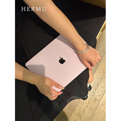 禾沐M4閃亮2025款M5macbookpro13寸保護殼M1軟14寸air適用蘋果電腦保護套女生m3透明15筆電m2全包mac外殼16