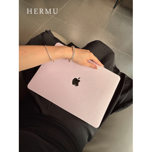 禾沐M4閃亮2025款M5macbookpro13寸保護殼M1軟14寸air適用蘋果電腦保護套女生m3透明15筆電m2全包mac外殼16