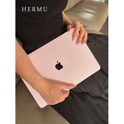 禾沐M4閃亮2025款M5macbookpro13寸保護殼M1軟14寸air適用蘋果電腦保護套女生m3透明15筆電m2全包mac外殼16