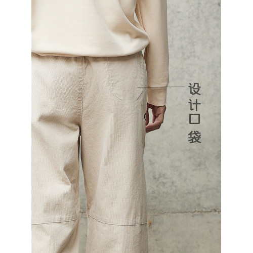 條絨褲子女寬鬆韓版九分燈芯絨濶腿褲秋冬加厚2025新款復古氣球褲 條絨褲子女寬鬆韓版九分燈芯絨濶腿褲秋冬加厚2025新款復古氣球褲