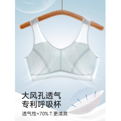 夜間睡眠專用內衣女大胸防下垂防外擴大碼防凸點裸感睡覺居家文胸