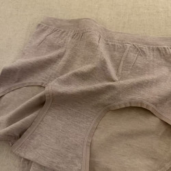 羅布麻透氣寬鬆休閒女士銀離子乾爽不紥肉內褲