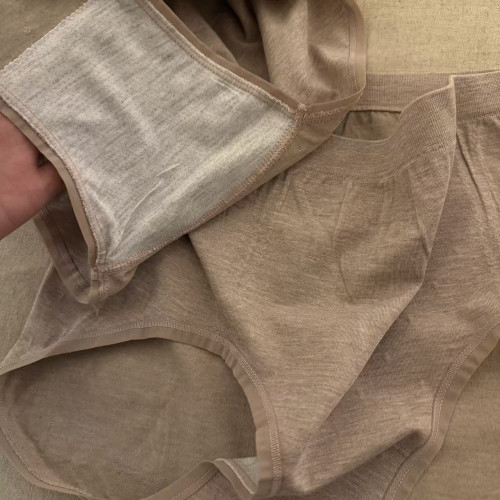 羅布麻透氣寬鬆休閒女士銀離子乾爽不紥肉內褲