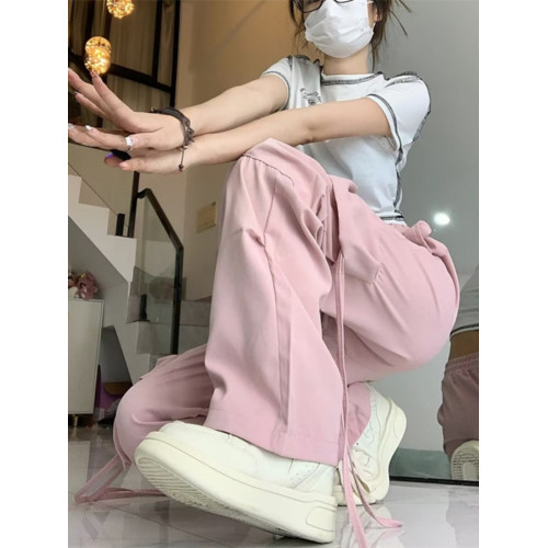 工裝褲女加長版高個子175超長版高腰濶腿褲寬鬆休閒拖地褲180春秋