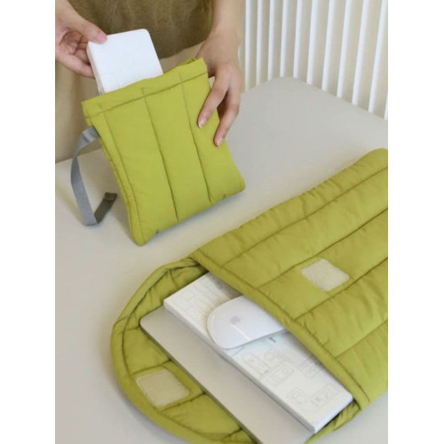 小衆ins爆款太空棉雙面綉電腦包macbook輕便內膽ipad保護套13.3寸