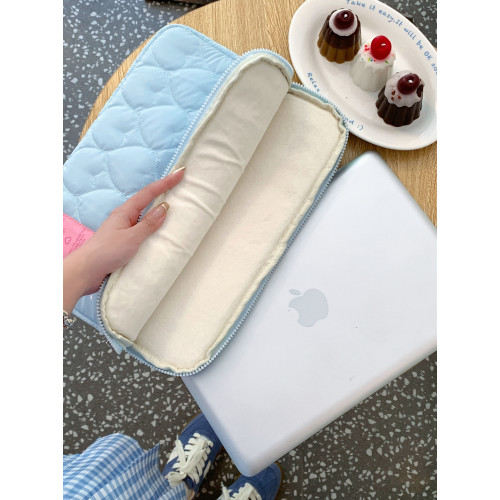 筆電內膽包14寸2024新款高顔值女iPad11保護套適用macbookair/pro13.3蘋果華爲聯想15.6防摔防震電腦包
