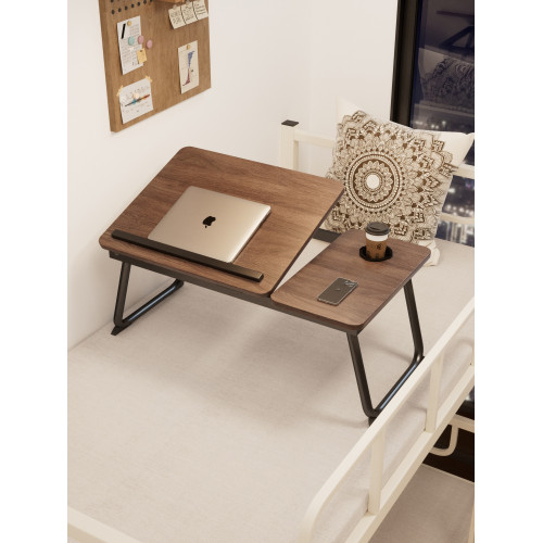 IKAE宜氏家居可升降床上小桌子飄窗桌家用懶人學習桌床上桌折曡桌
