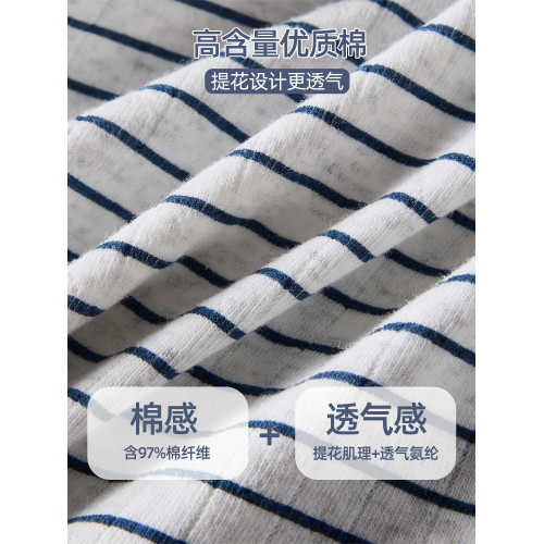 六隻兔子3條裝棉質內褲女10A抑菌全棉襠中腰不夾臀學院風三角褲