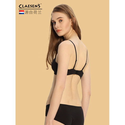 【預售】內衣女無鋼圈薄款法式小胸平胸舒適棉文胸aa不空杯三角杯