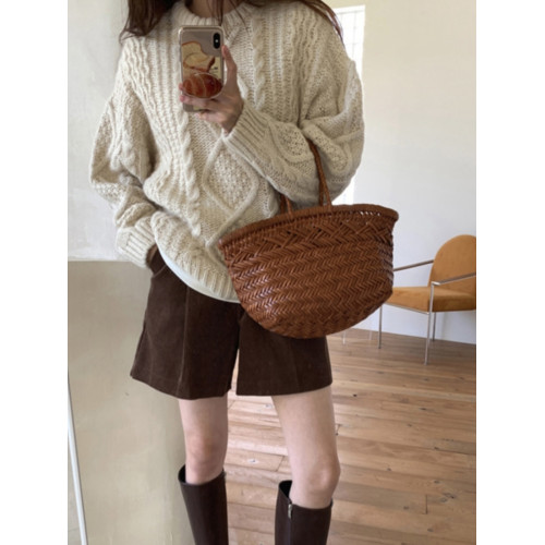 棕色燈芯絨短褲女小個子濶腿褲褲子黑色休閒褲顯瘦外穿咖色五分褲