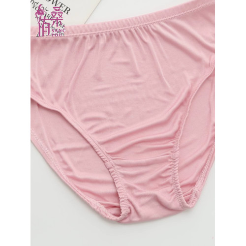 真絲桑蠶絲針織內褲女士針織舒適透氣輕薄簡約大碼包臀中腰三角褲