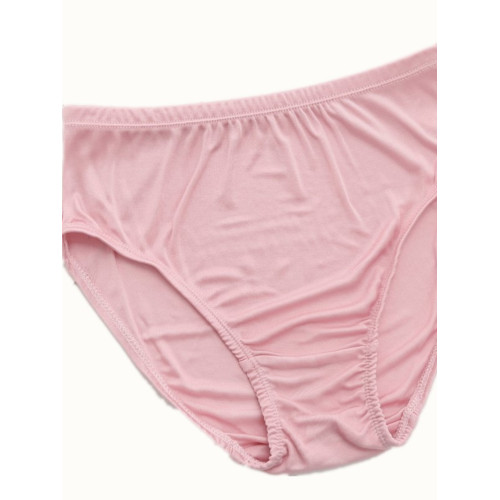 真絲桑蠶絲針織內褲女士針織舒適透氣輕薄簡約大碼包臀中腰三角褲