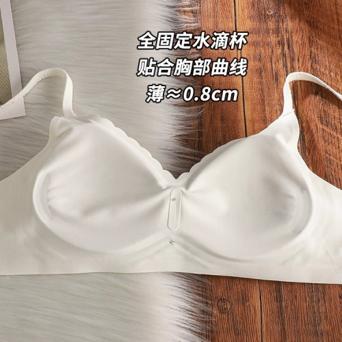 美背少女內衣女蝴蝶結花邊2025新款小胸聚攏無鋼圈防下垂吊帶文胸