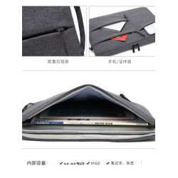 手提電腦包簡約筆電內膽包適用Macbook13寸聯想小新air14保護套