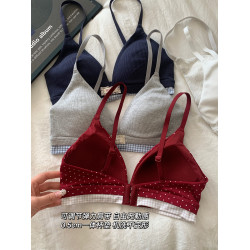 本命年紅色內衣純棉內褲套裝女士聚攏小胸顯大文胸2026新款爆款