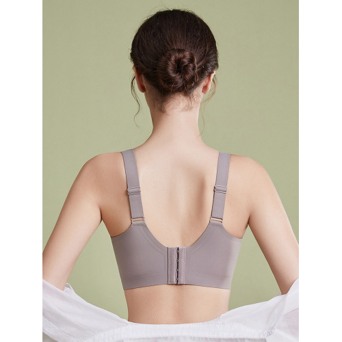 超薄無痕內衣女大胸顯小收副乳防下垂全罩杯無鋼圈大碼調整型文胸 超薄無痕內衣女大胸顯小收副乳防下垂全罩杯無鋼圈大碼調整型文胸