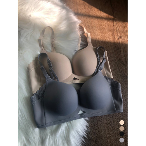 日本輕木棉內衣女無鋼圈薄款小胸聚攏無痕調整型防下垂文胸罩套裝 日本輕木棉內衣女無鋼圈薄款小胸聚攏無痕調整型防下垂文胸罩套裝