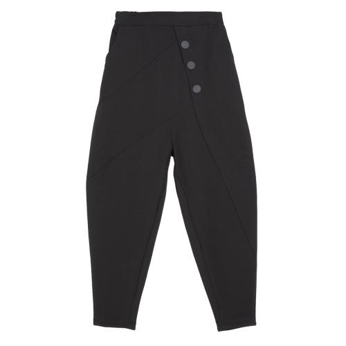 春季新款休閒褲百搭哈倫褲女歐洲站大碼顯瘦小腳褲吊襠褲長褲子潮