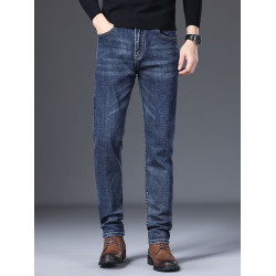 KPP真維斯潮流男裝牛仔褲男2026春季款休閒彈力百搭寬鬆直筒長褲