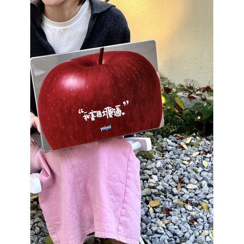 嘴替系列｜我害怕大xx｜筆電macbook電腦保護殼 全包殼