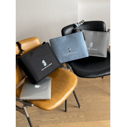 shanahs手提電腦包13寸14寸高級感小衆筆電內膽包女保護套適用於M4蘋果華爲小米聯想電腦包