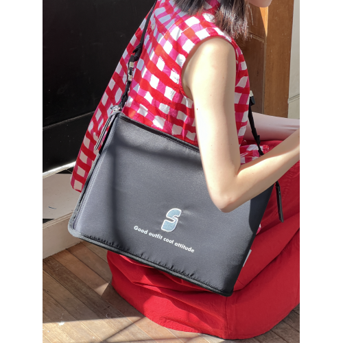 shanahs手提電腦包13寸14寸高級感小衆筆電內膽包女保護套適用於M4蘋果華爲小米聯想電腦包