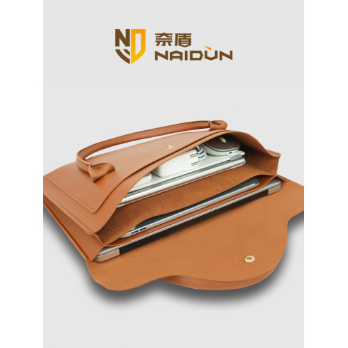 NAIDUN奈盾筆電手提包輕便耐用輕便13.3英寸電腦包16小衆高級感新款輕奢小衆設計公文包