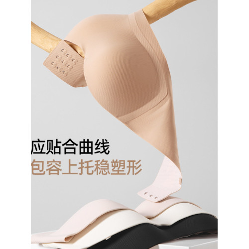 防滑無痕粉底液抹胸無肩帶內衣女無鋼圈小胸聚攏美背文胸