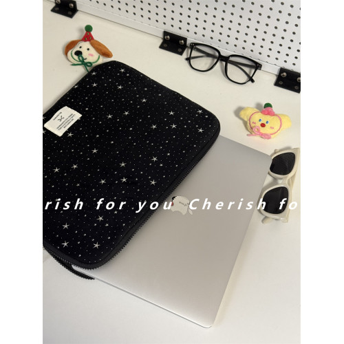 新款韓國ins星星筆電內膽包蘋果筆記型電腦包MacBookAir華爲matebook14寸聯想Thinkpad保護套iPad保護套