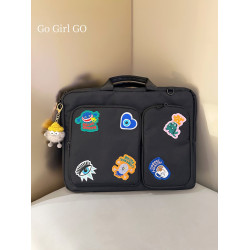 Go Girl Go黑夜魅影系列筆記型電腦包大容量緩震適用拯救者華爲蘋果小米聯想等