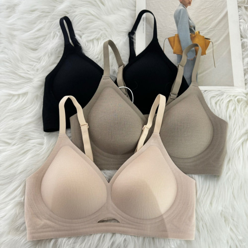 美月馨5517無痕固定一體杯女士薄款文胸聚攏一片式無痕無鋼圈內衣