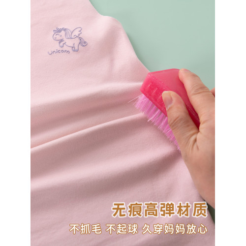 女童發育期保暖內衣一階段德絨護肚秋冬少女小背心學生初中生文胸