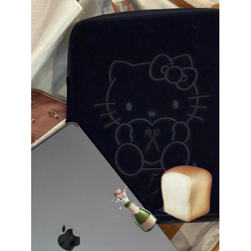 韓國ins博主凱蒂貓同款刺綉平板電腦包KAZUM筆記型電腦收納包 韓國ins博主凱蒂貓同款刺綉平板電腦包KAZUM筆記型電腦收納包