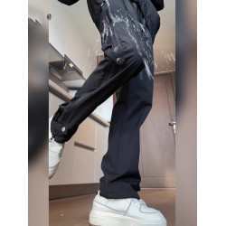 直筒登山工裝褲女款2025新款秋冬加絨小個子大碼防風防水沖鋒褲子