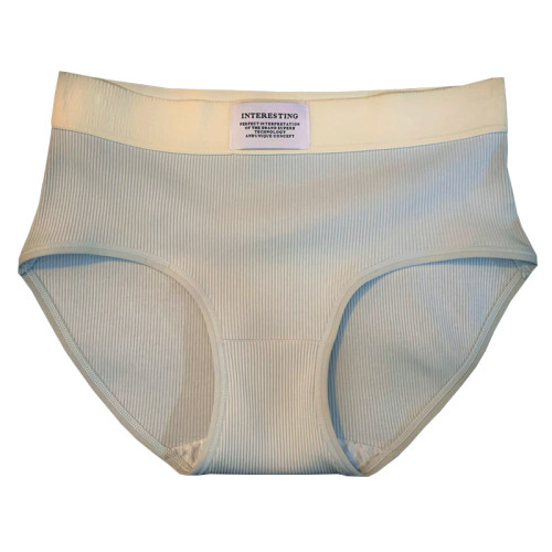 歐美運動棉質內褲女2025新高彈透氣7A抗菌舒適中低腰無痕三角褲