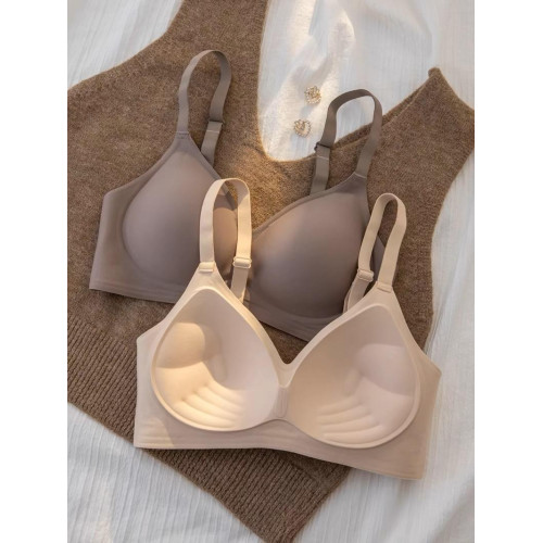 無痕內衣女小胸聚攏顯大春夏新款軟支撐收副乳防下垂無鋼圈文胸罩