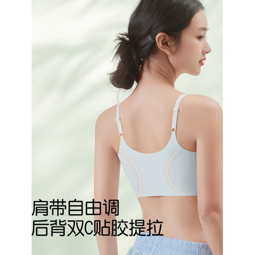 少女內衣二三階段初高中學生運動背心青春期女孩發育固定杯文胸薄